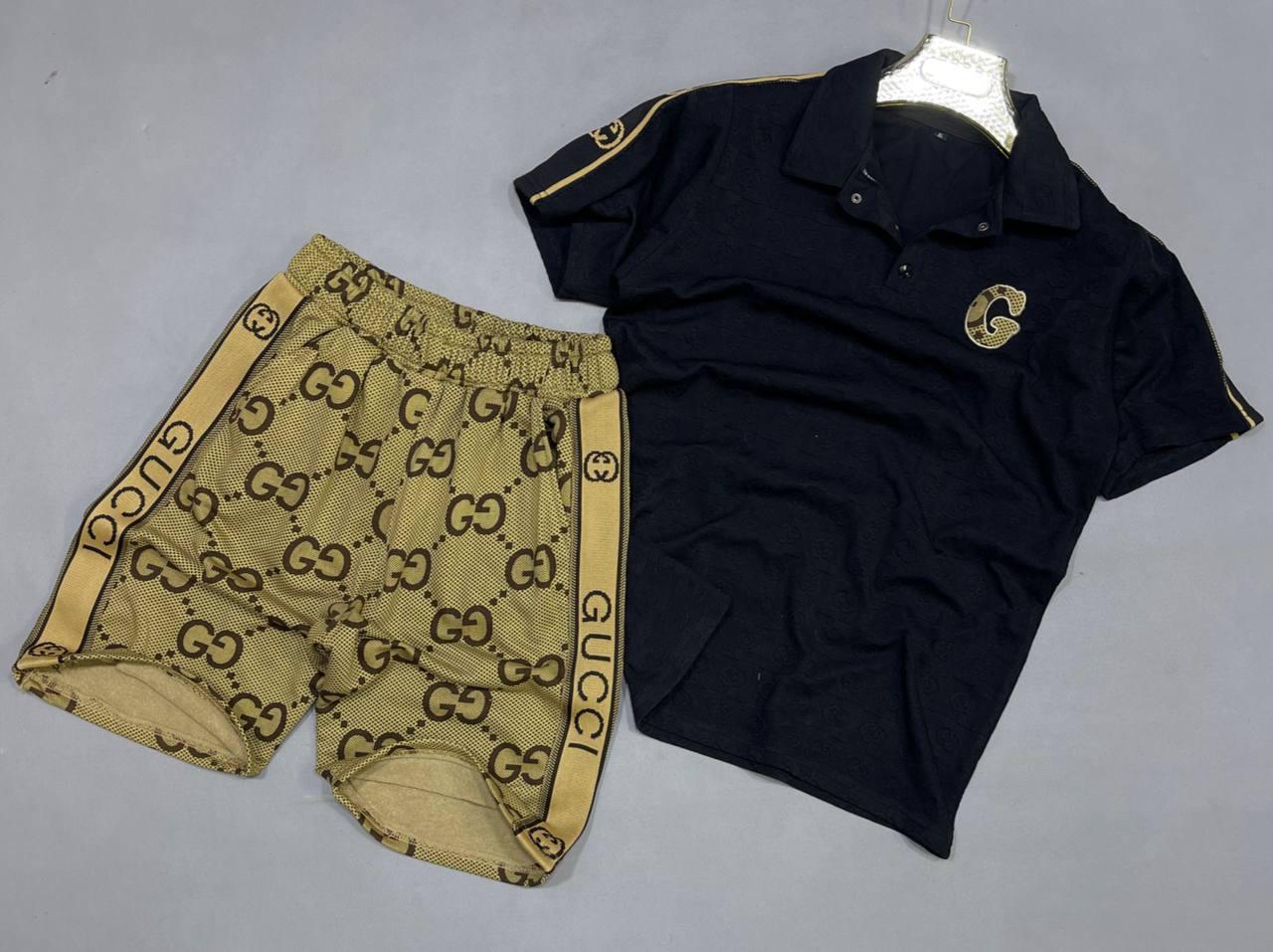 Conjunto Gucci negra y dorado