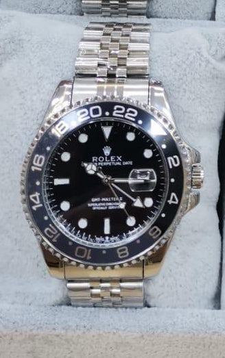 RELOJ ROLEX Plateado azul marino