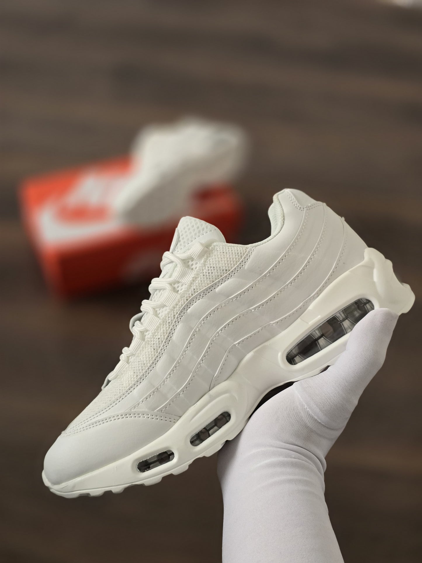 Air max 95 blanca