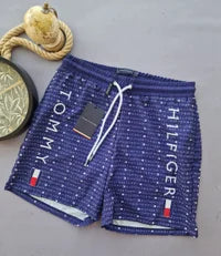 Bañador TOMMY HILFIGER azul logo blanco
