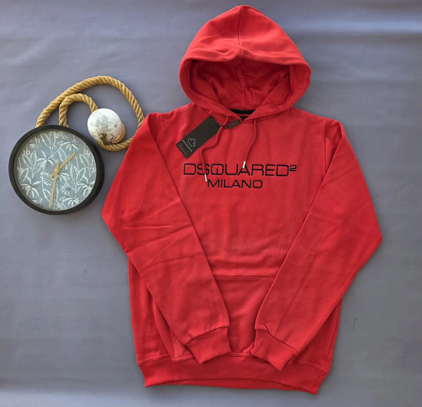 Sudadera DSQUARED G5 rojo logo negro