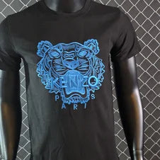 Camiseta Kenzo negro logo azul