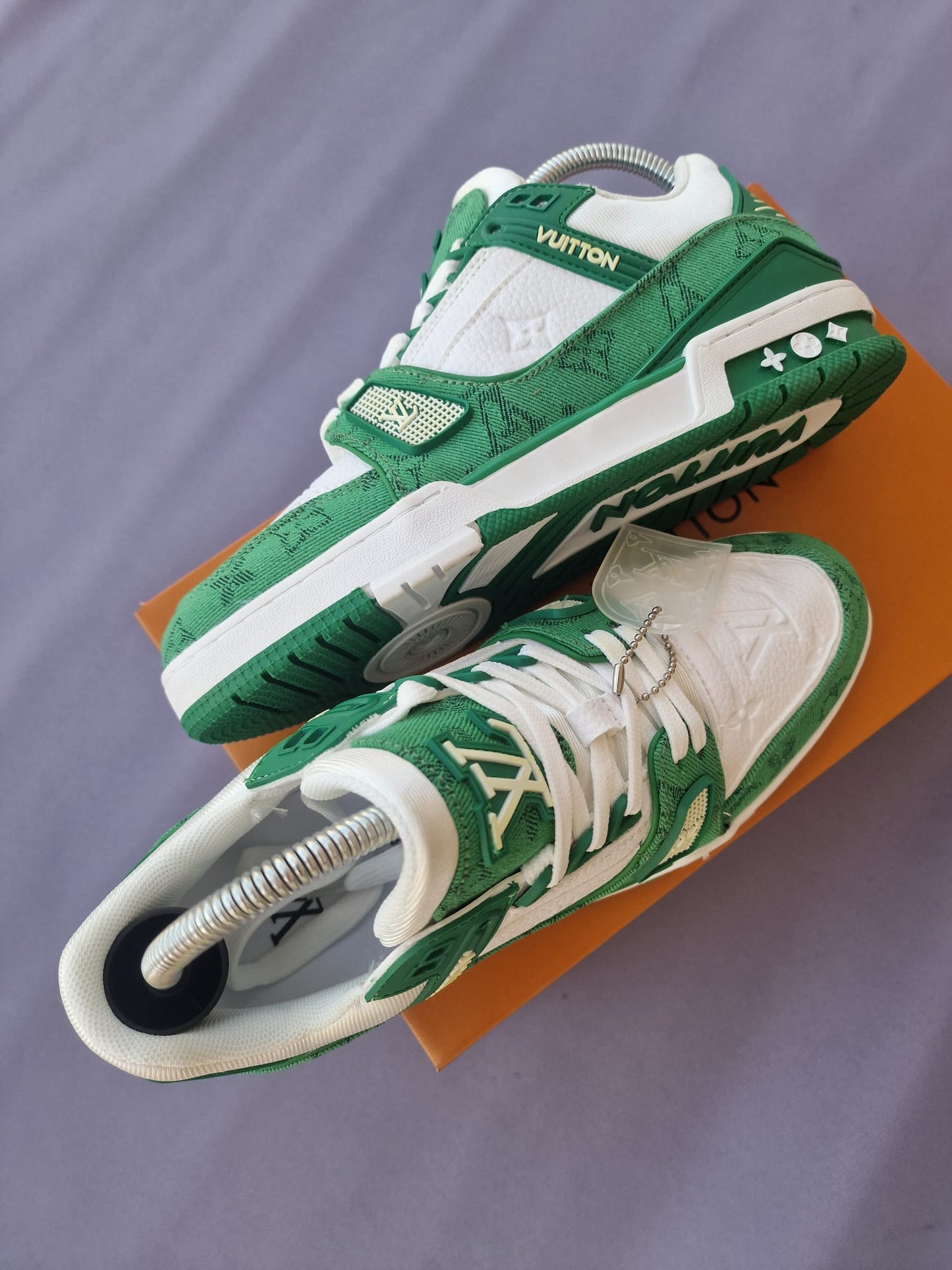 Louis vuitton trainer 2025 verdes
