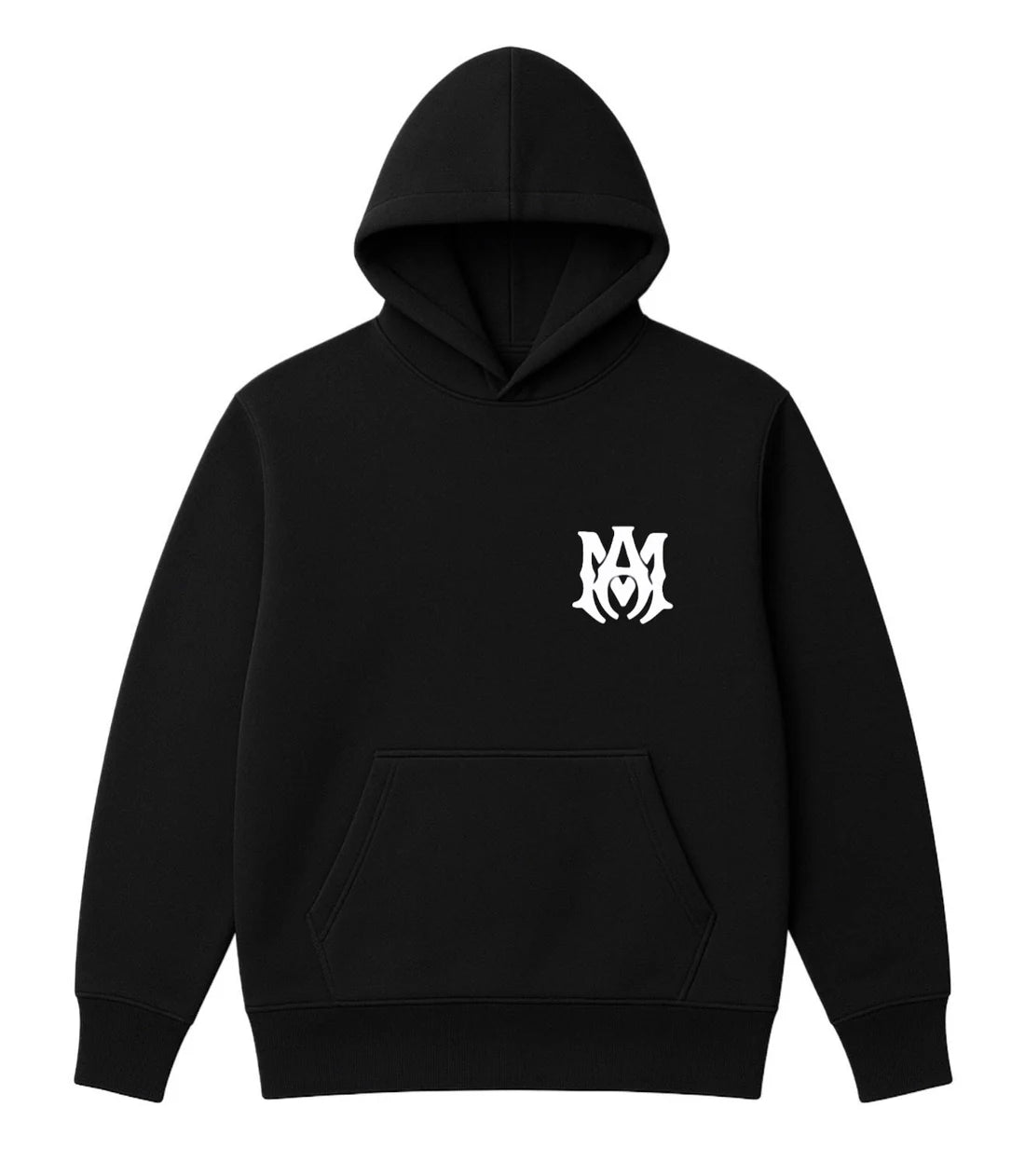 Sudadera AMIRI negro logo blanco