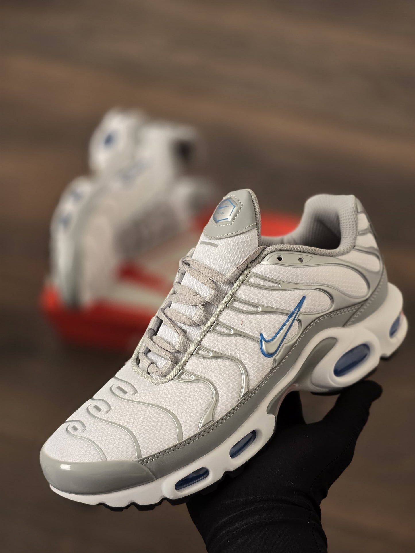 Tn blanca gris logo azul