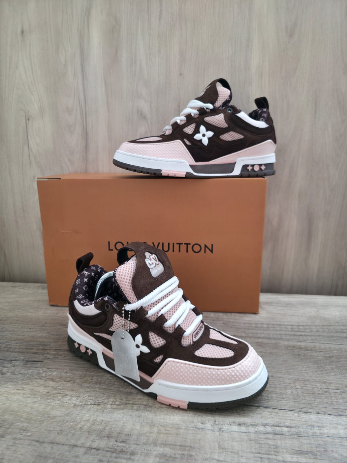 Lv skate rosa marron