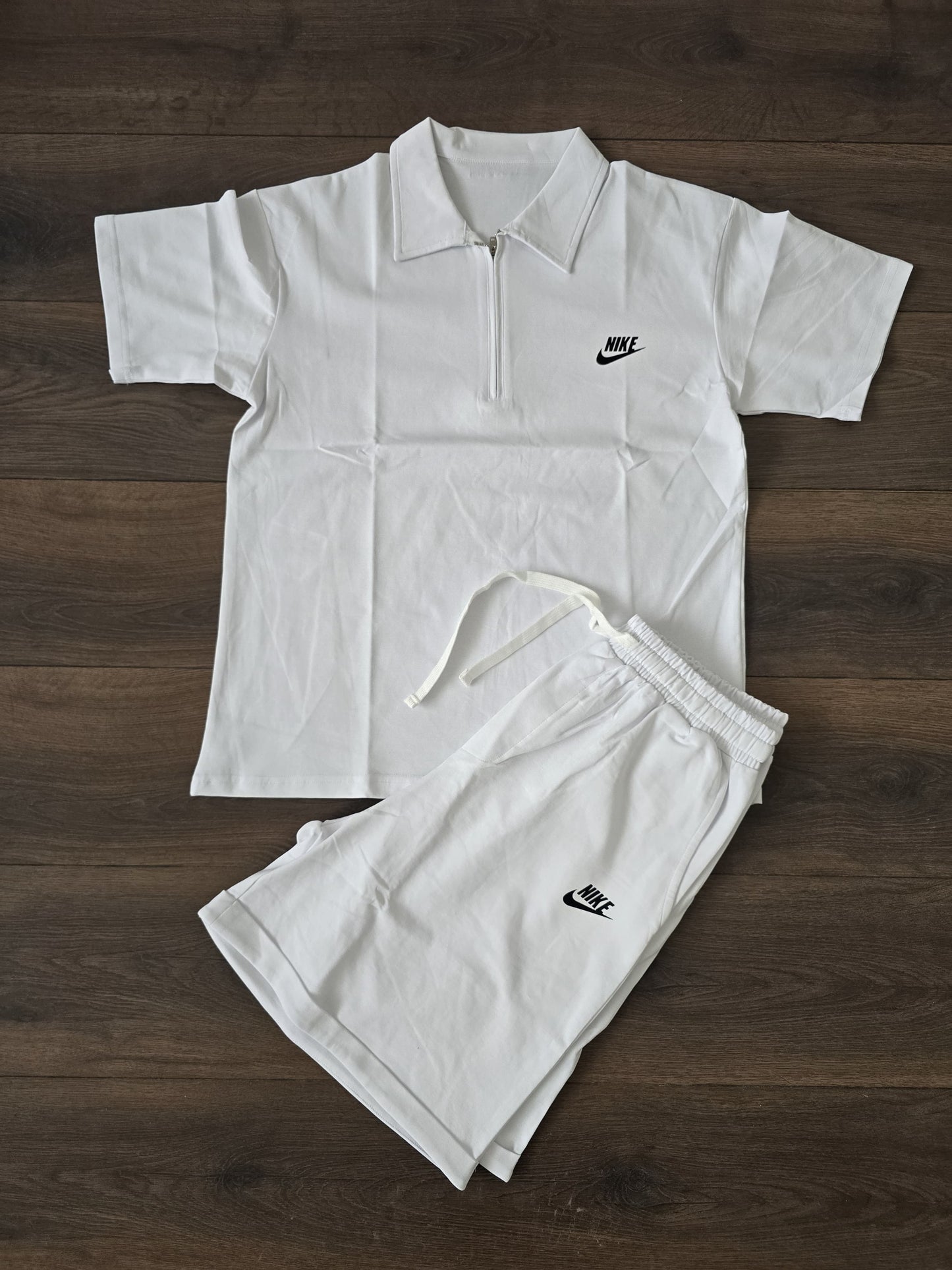 Conjunto nike polo blanco new
