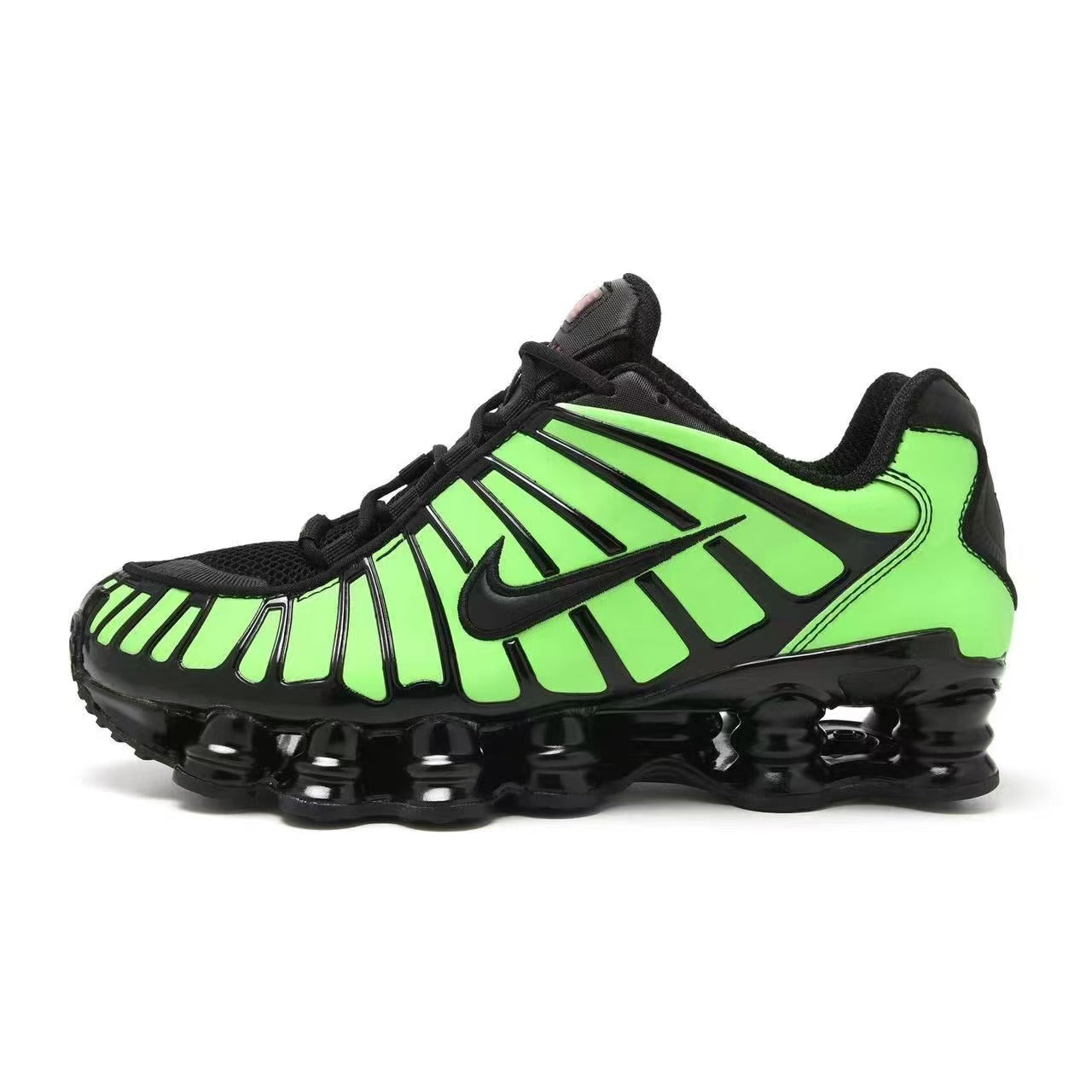 Shox camaleon negra y verde