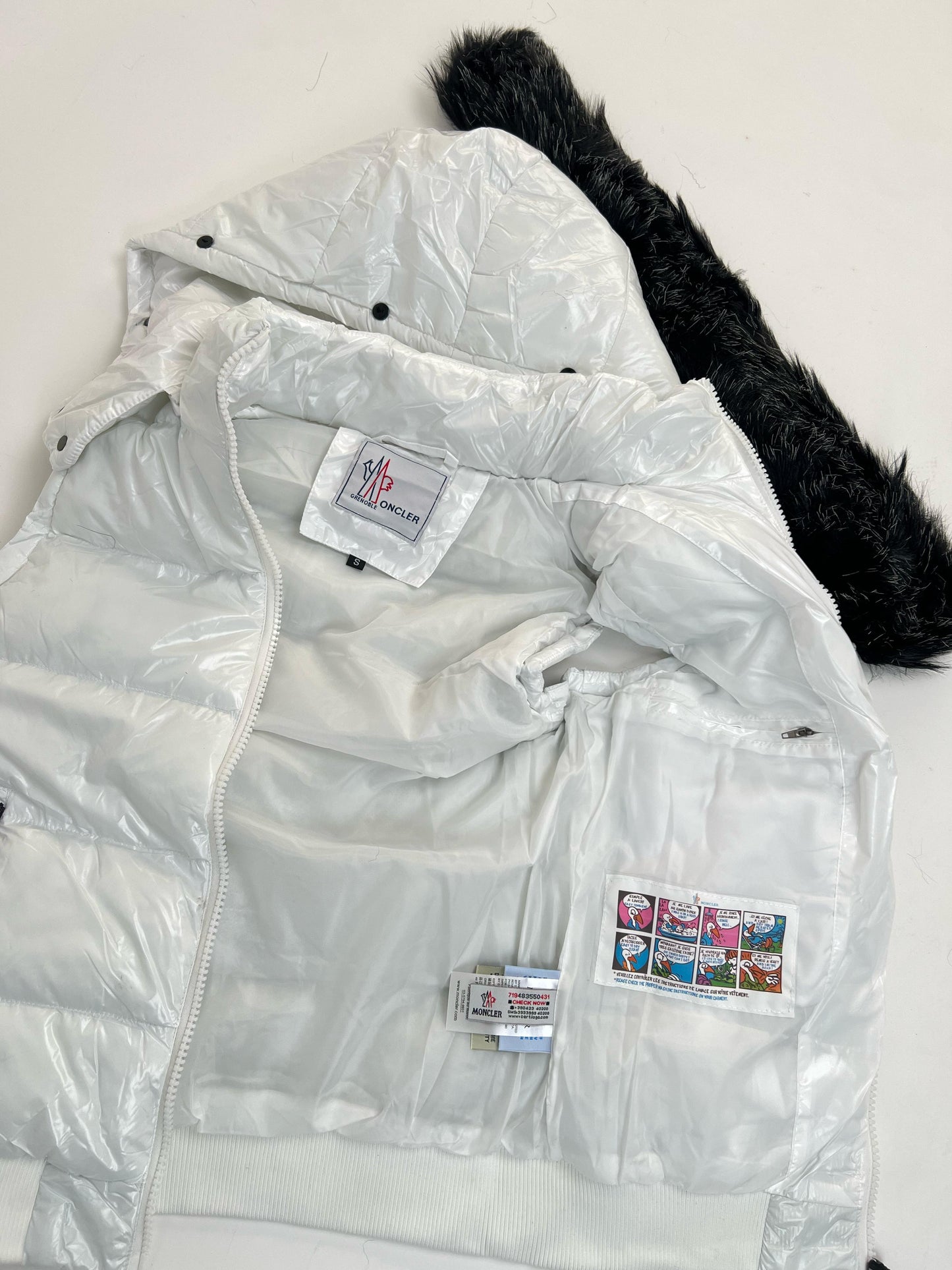 Chaleco moncler blanco