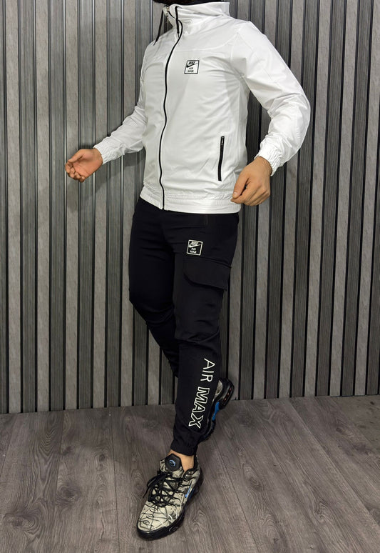 Chandal Nike air max blanco y negro