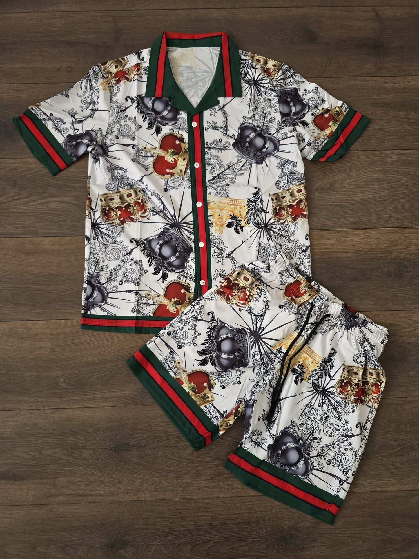 Conjunto verano camisa gucci blanco