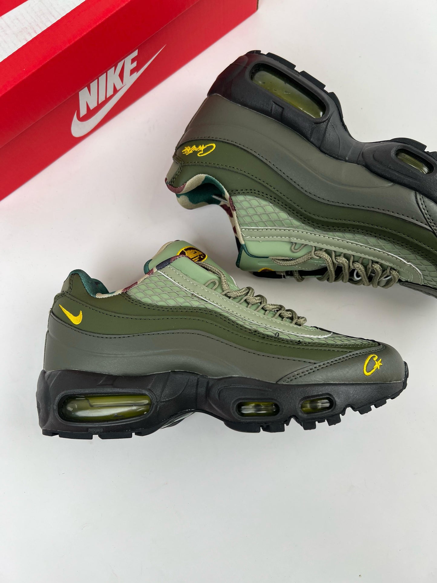 Air max 95 x Corteiz verde logo amarillo