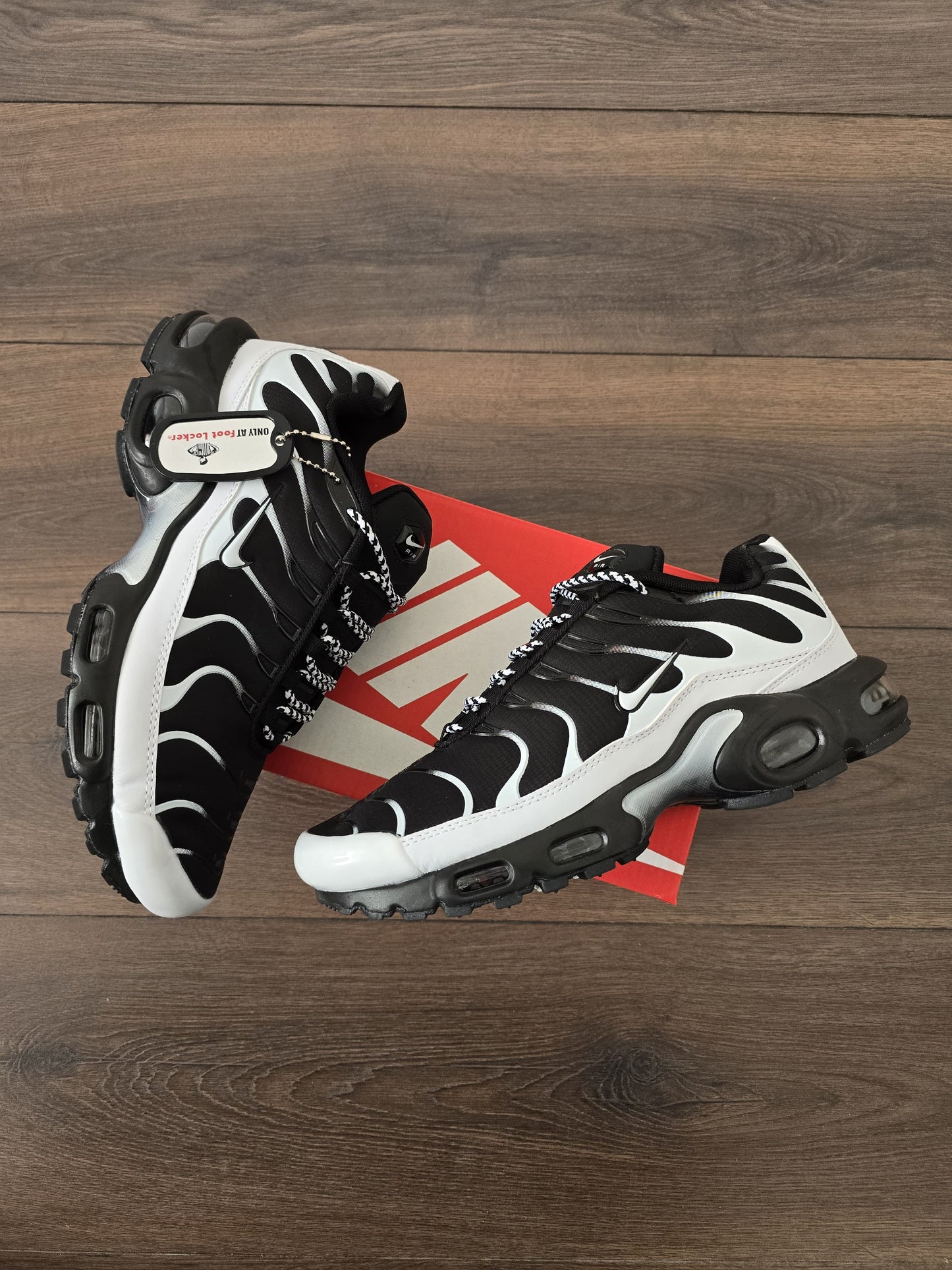 Tn negra blanca cordones oreo