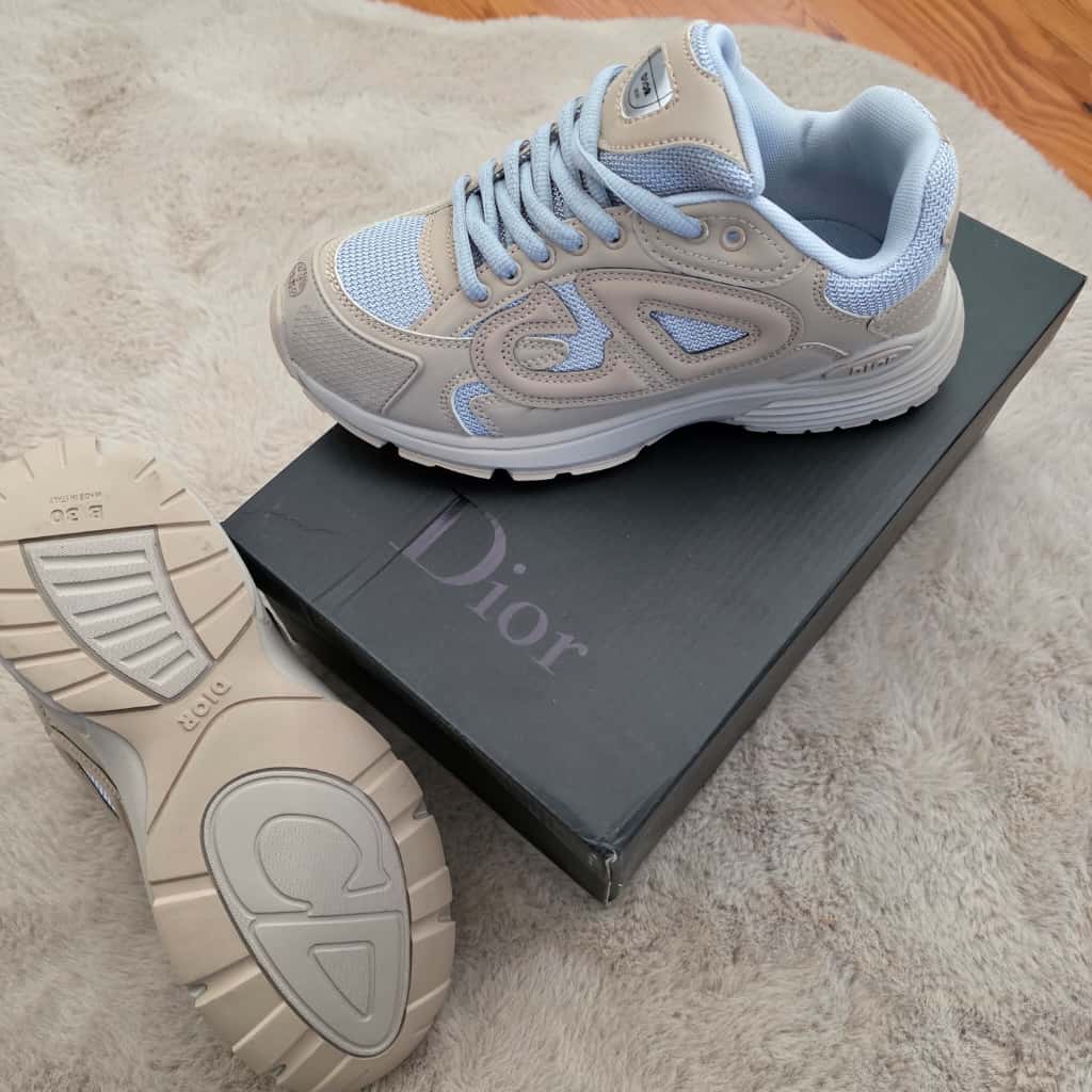 Dior B30 x Stone Island marrones logo gris