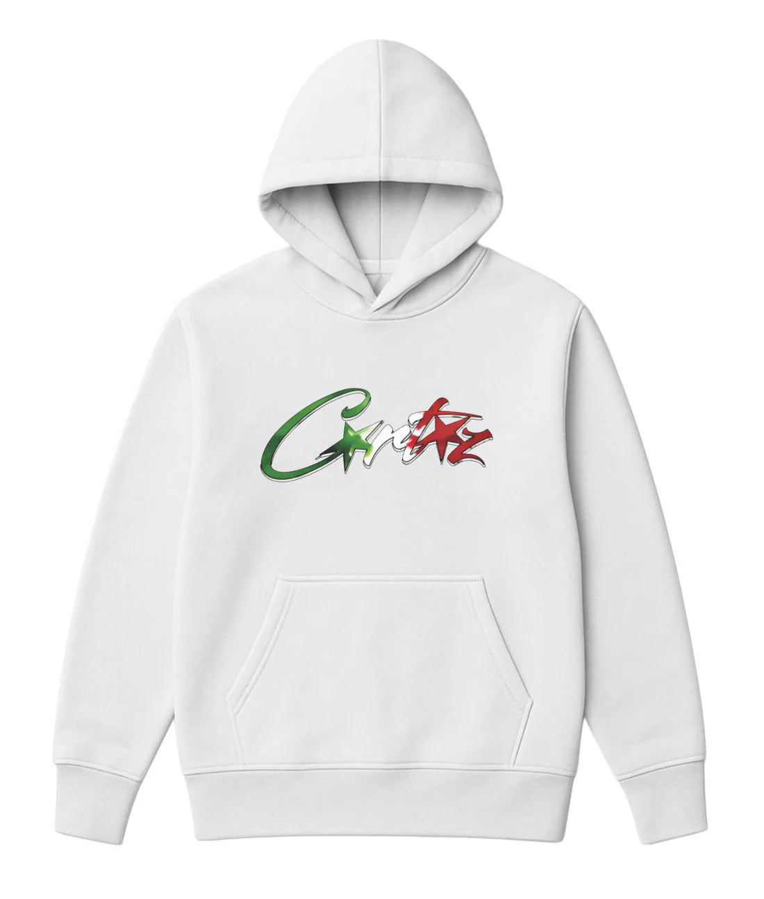 Sudadera CORTEIZ blanco logo tricolor