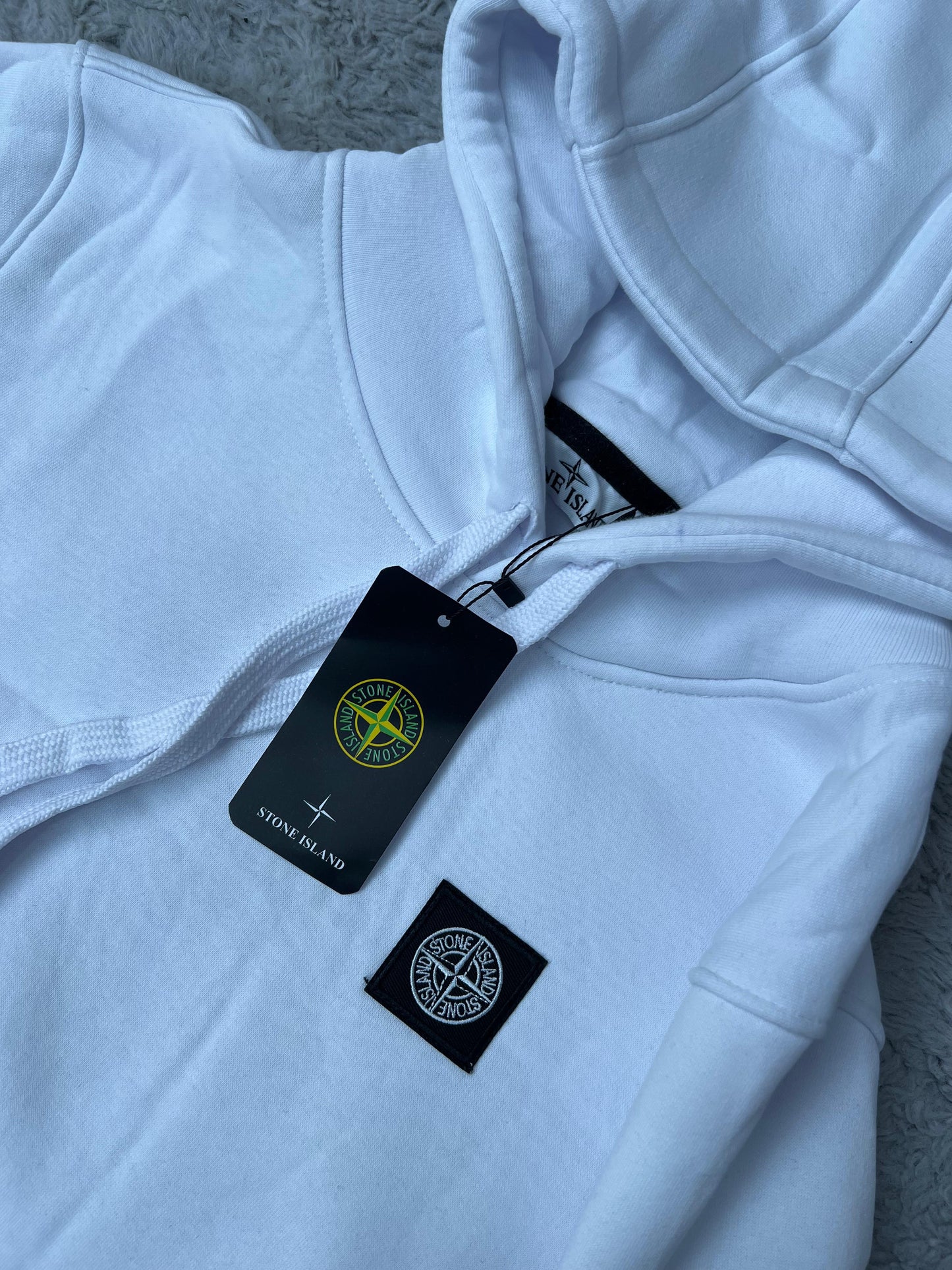 CHANDAL STONE ISLAND AZUL LOGO NEGRO