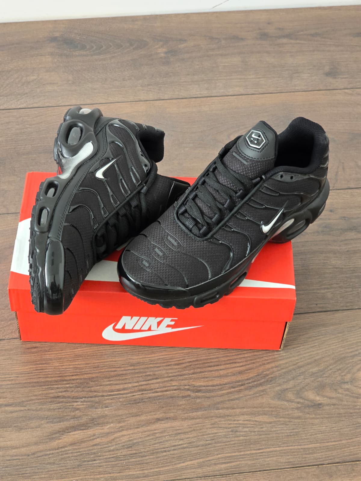 Tn negra logo plata