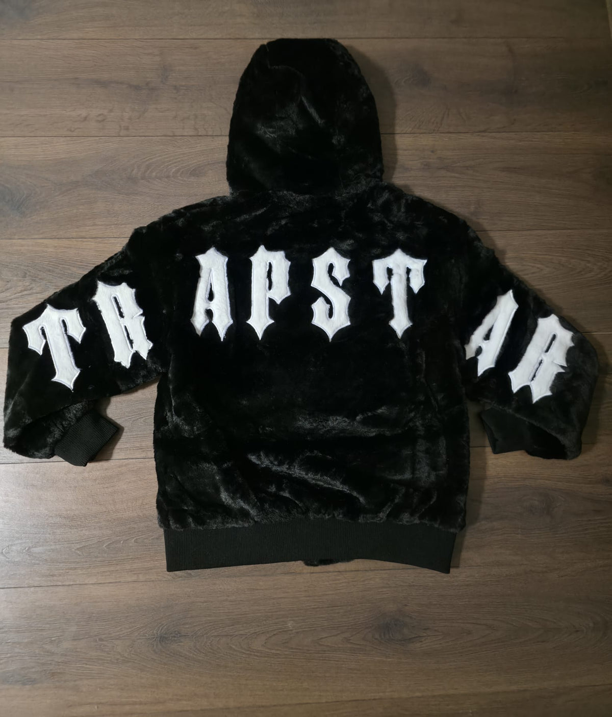Chaqueta terciopelo trapstar negro
