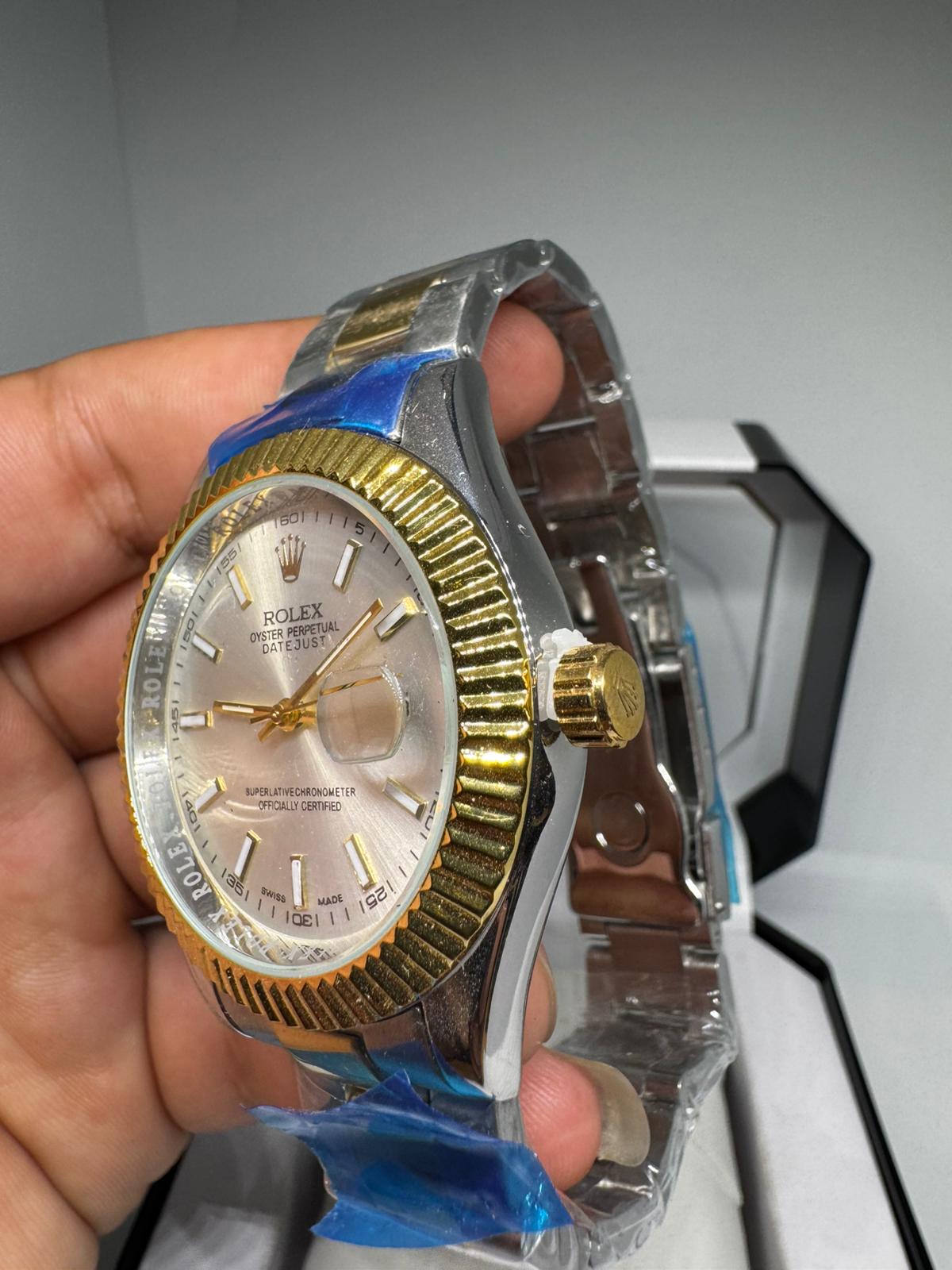 RELOJ ROLEX DORADO Y PLATEADO