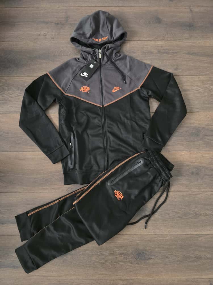 Chandal central cee negro gris