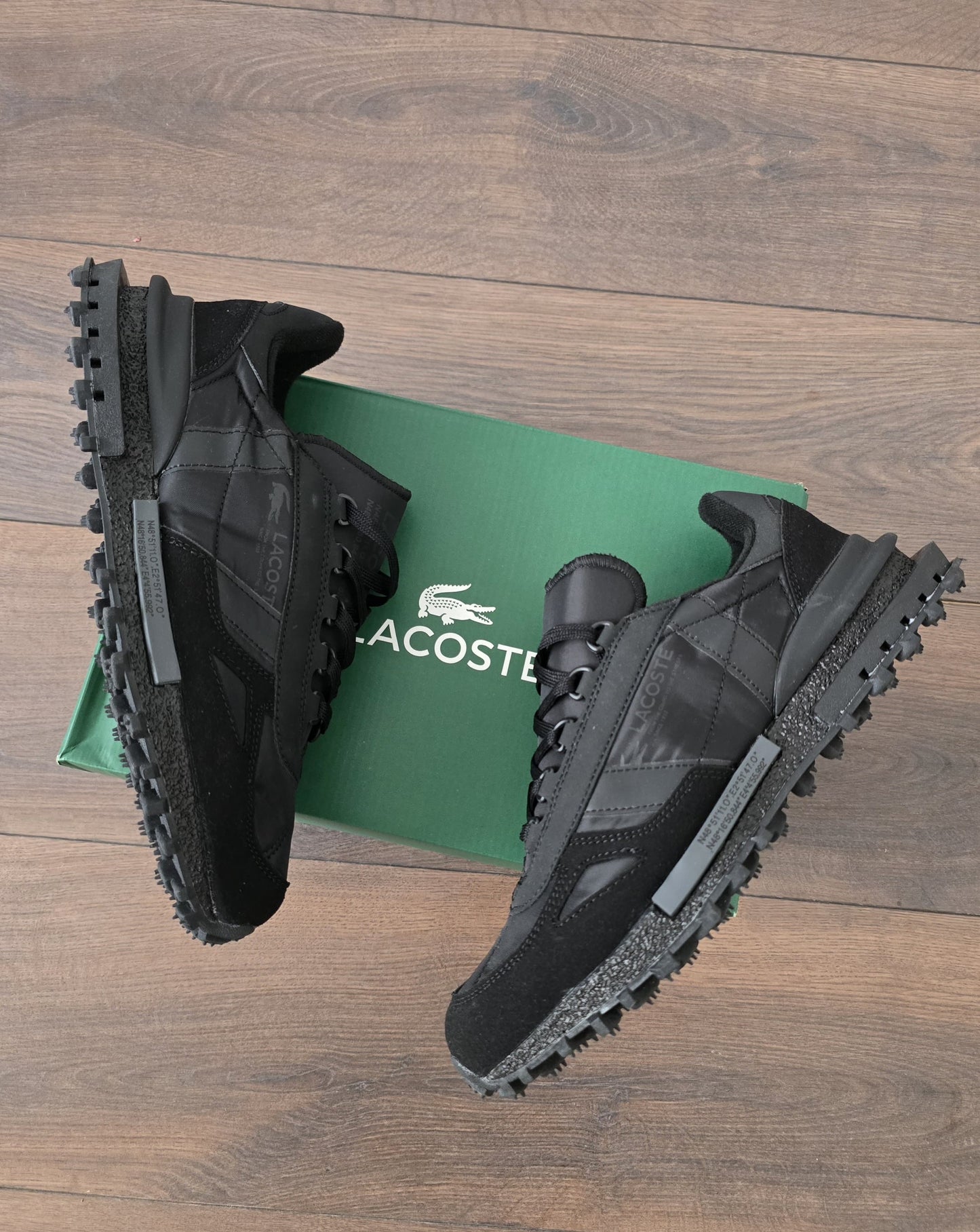 Zapas lacoste negra