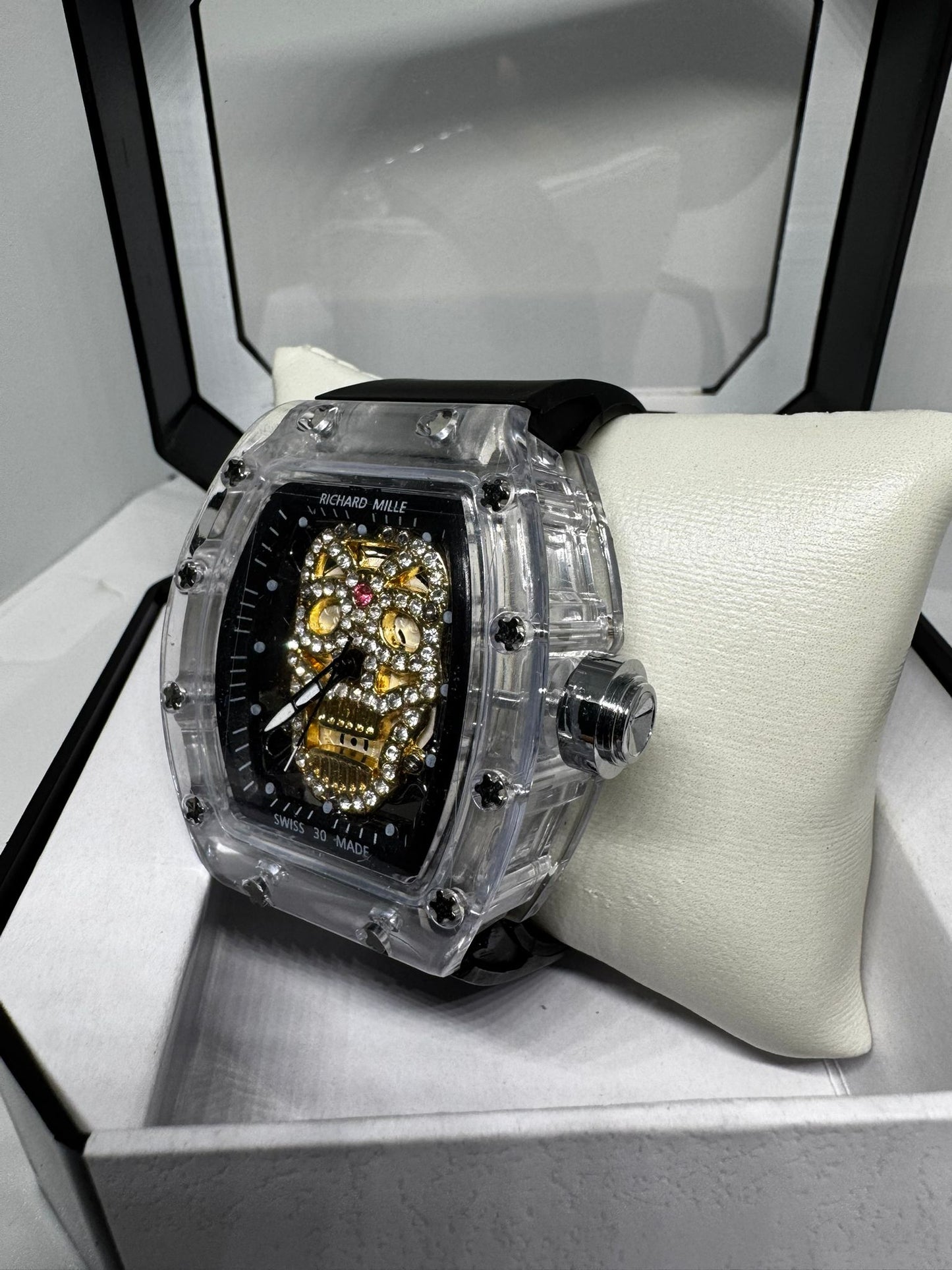RELOJ RICHARD MILLE GRIS CALAVERA
