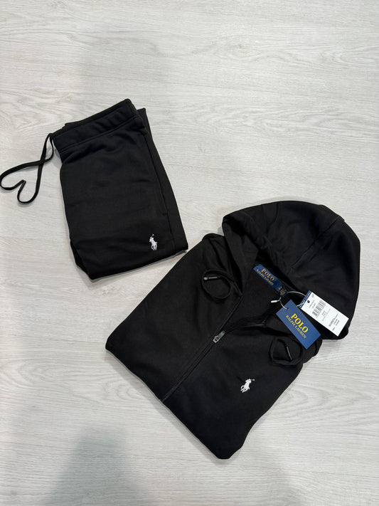 Chandal ralph lauren negro logo blanco