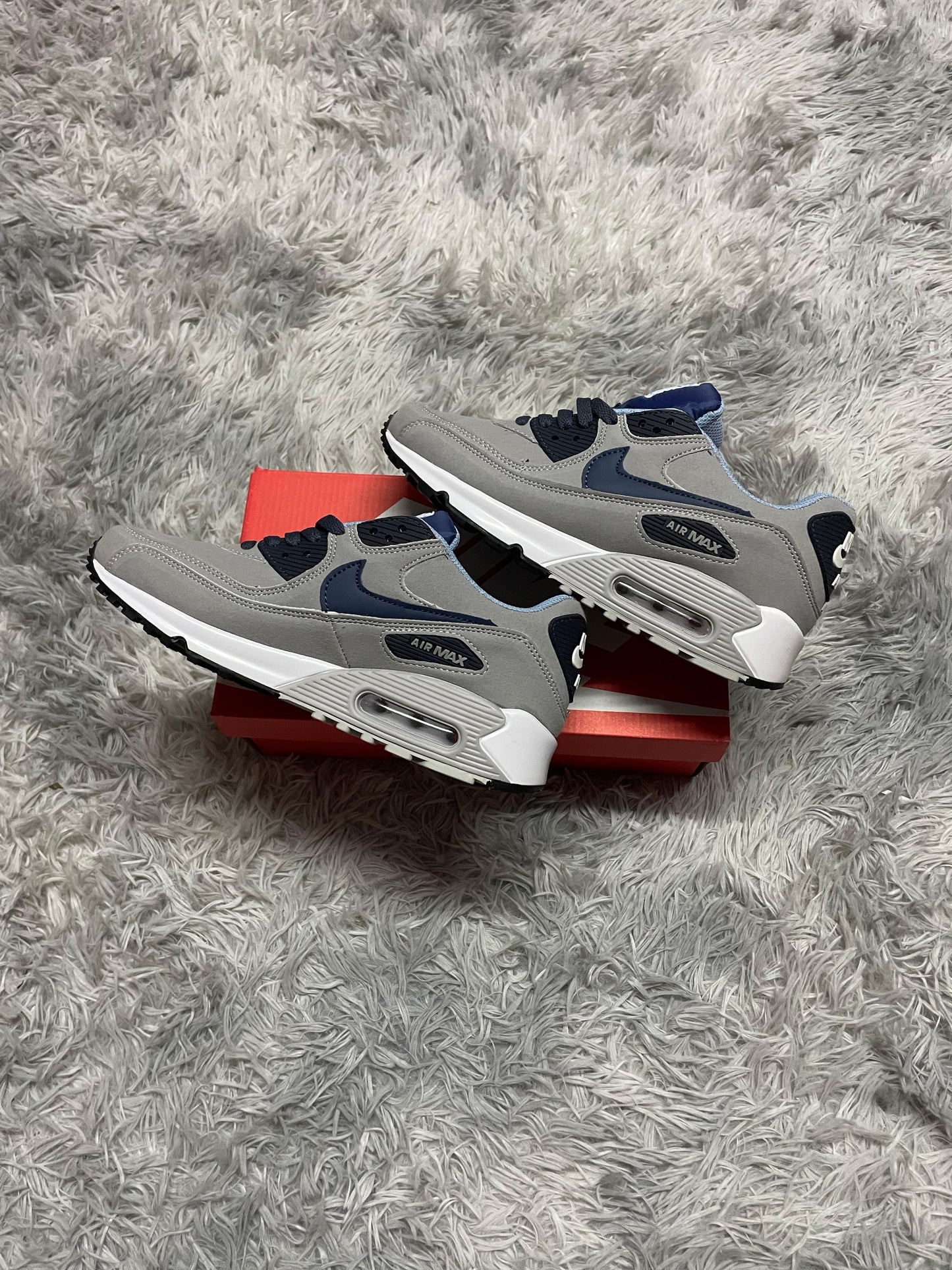 AIR MAX 90 GRIS AZUL