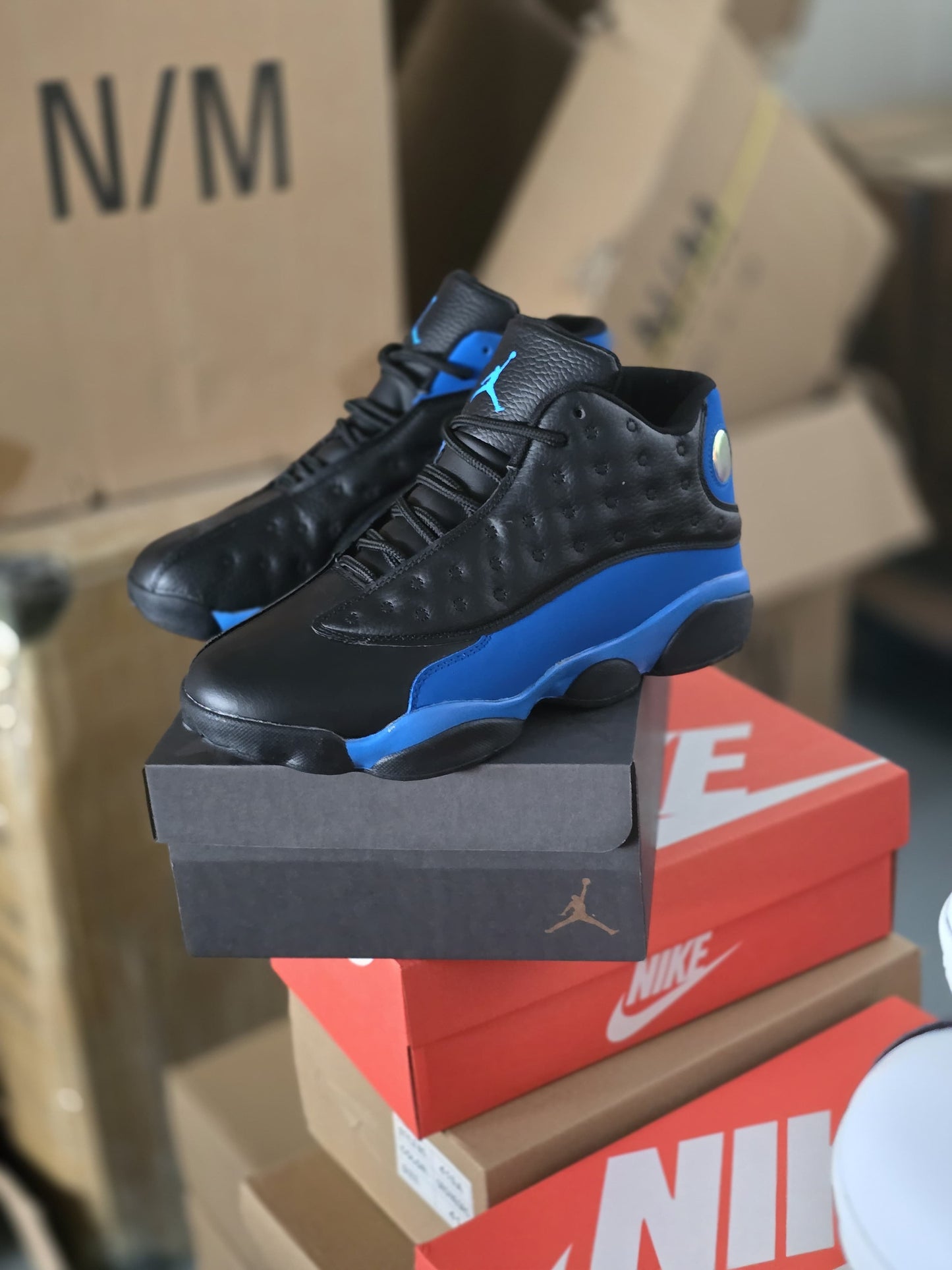 JORDAN 13 NEGRA AZUL