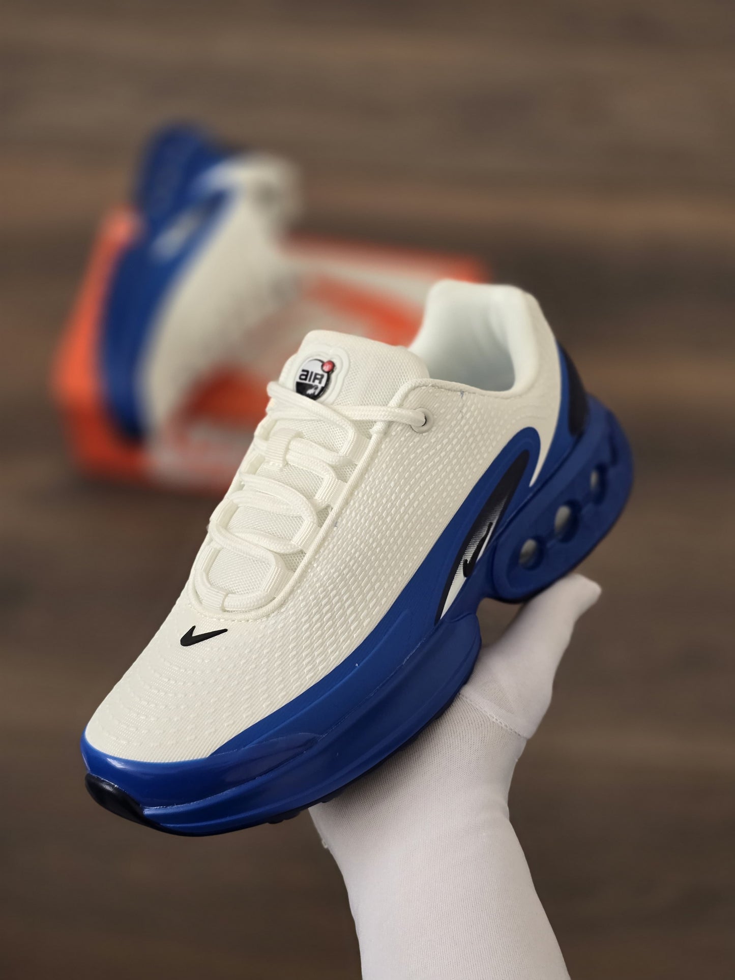 Nike dn blanca azul