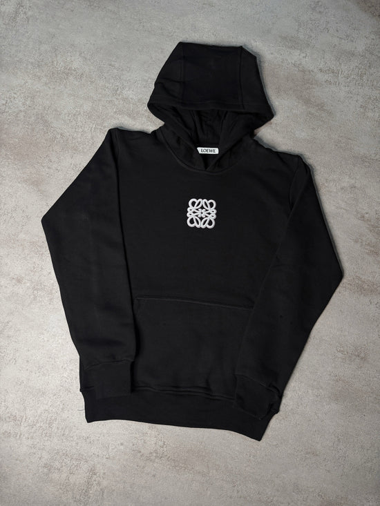 Sudadera LOEWE negro logo blanco en pecho