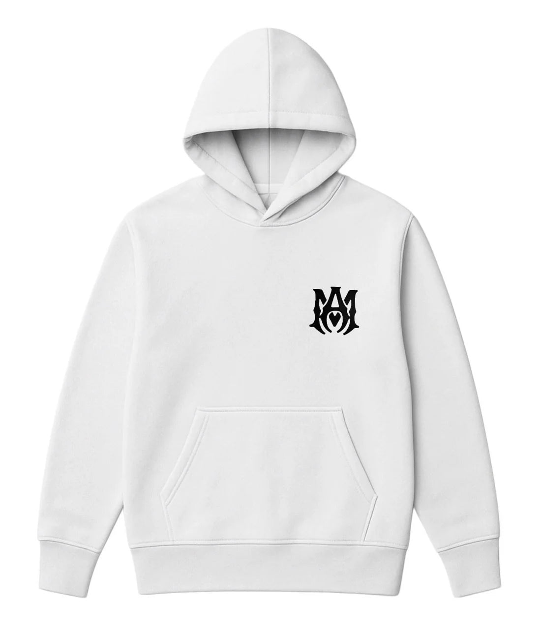 Sudadera AMIRI blanca logo negro