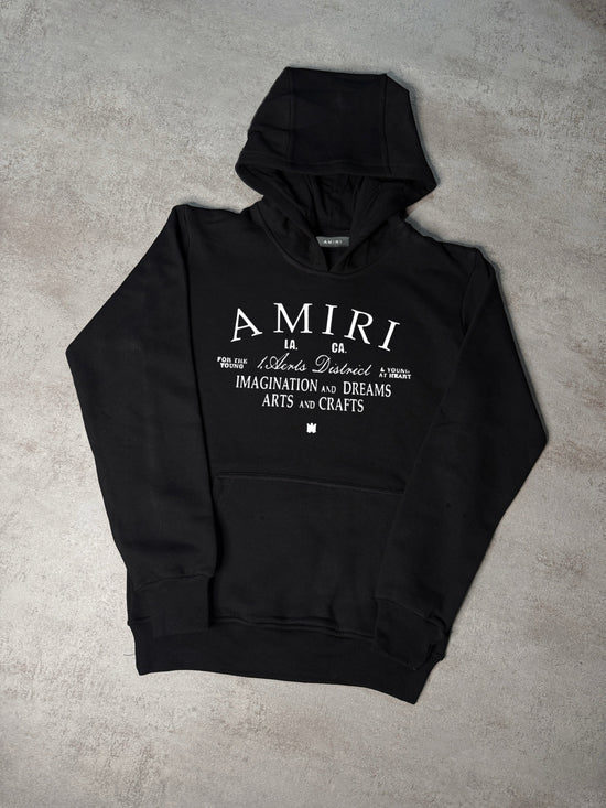Sudadera AMIRI negro logo letras