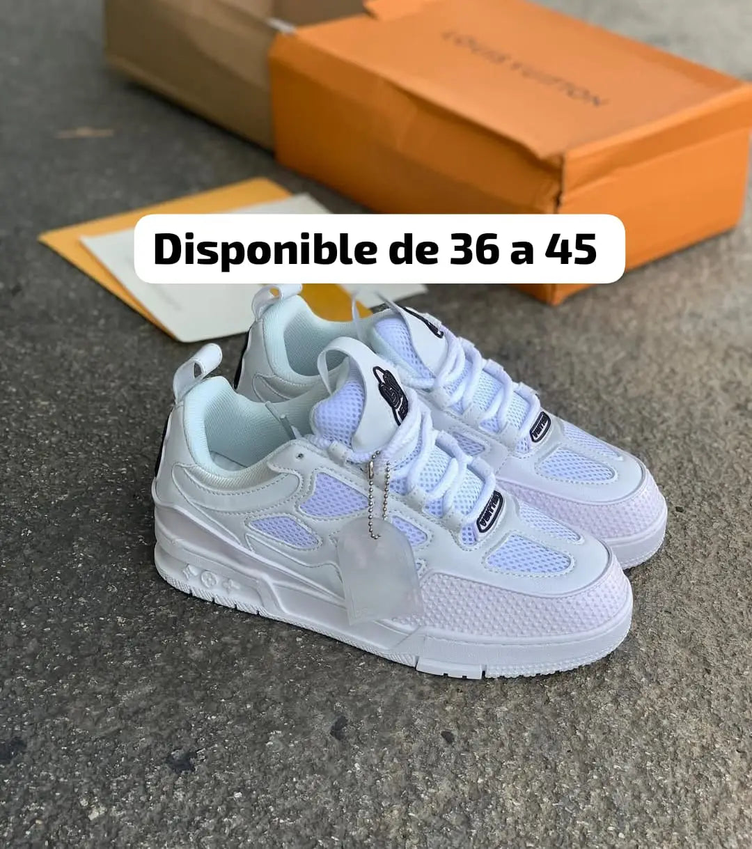 LV skate blancas