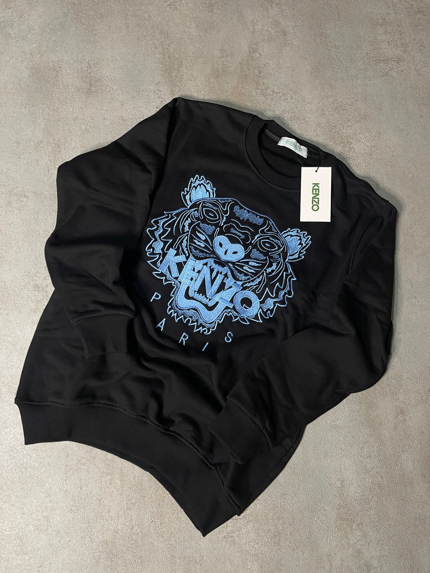 Sudadera KENZO azul logo azul