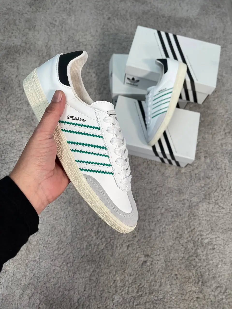 ADIDAS SPEZIAL blancas y verdes