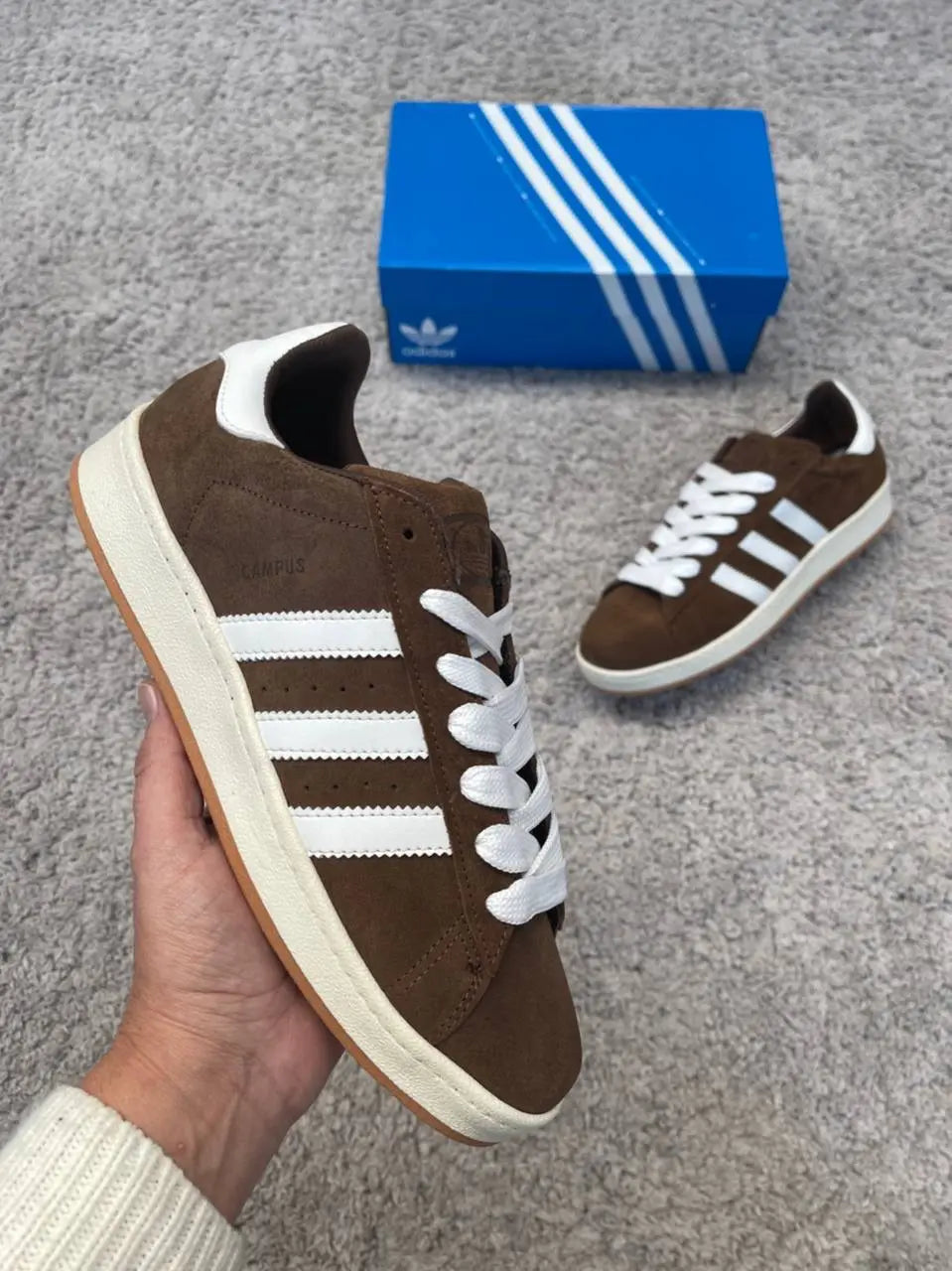 ADIDAS CAMPUS marrones y blancas