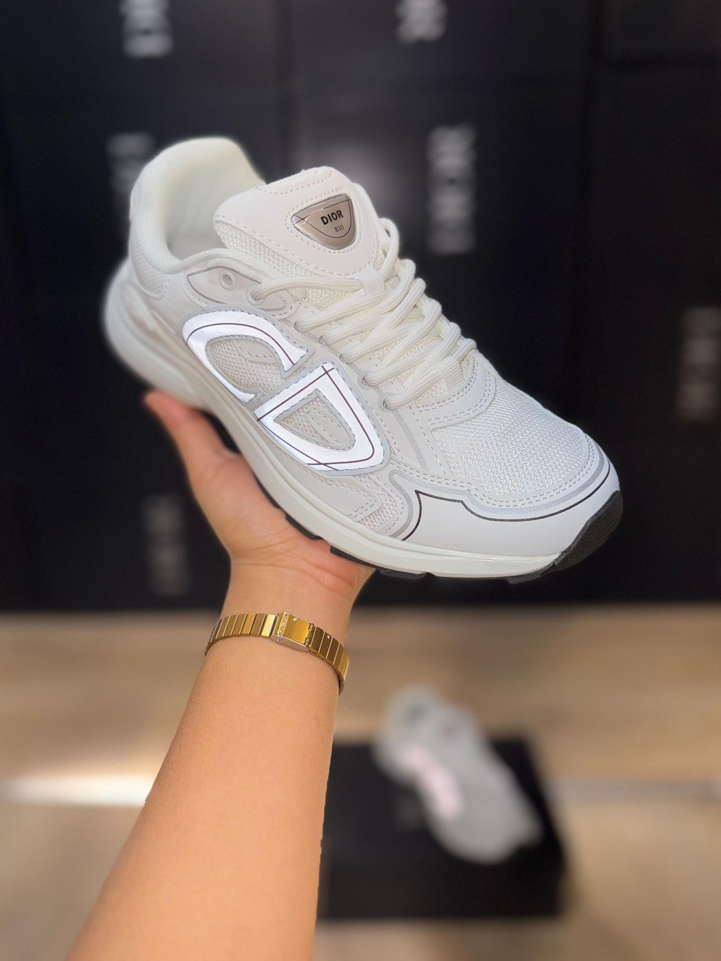 Dior b30 blancas detalles negros