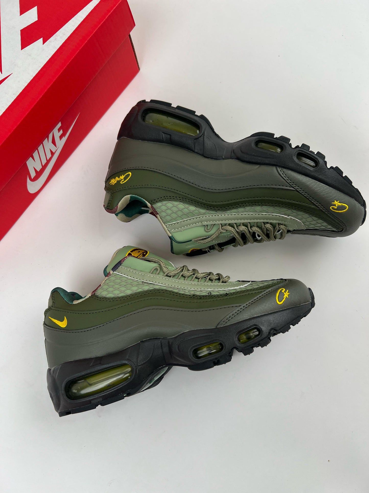 Air max 95 x Corteiz verde logo amarillo