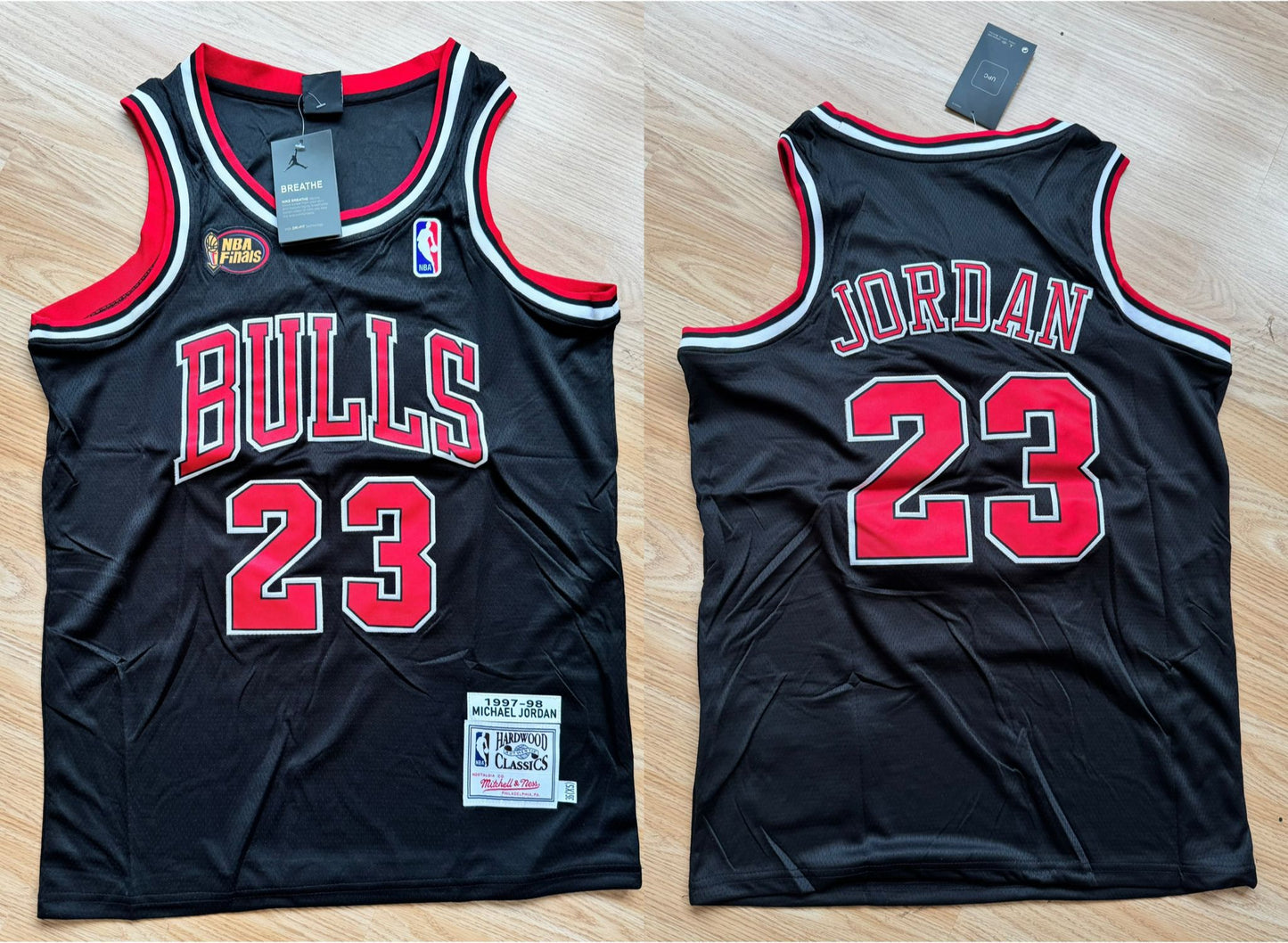 Camiseta Chicago Bulls negra y roja