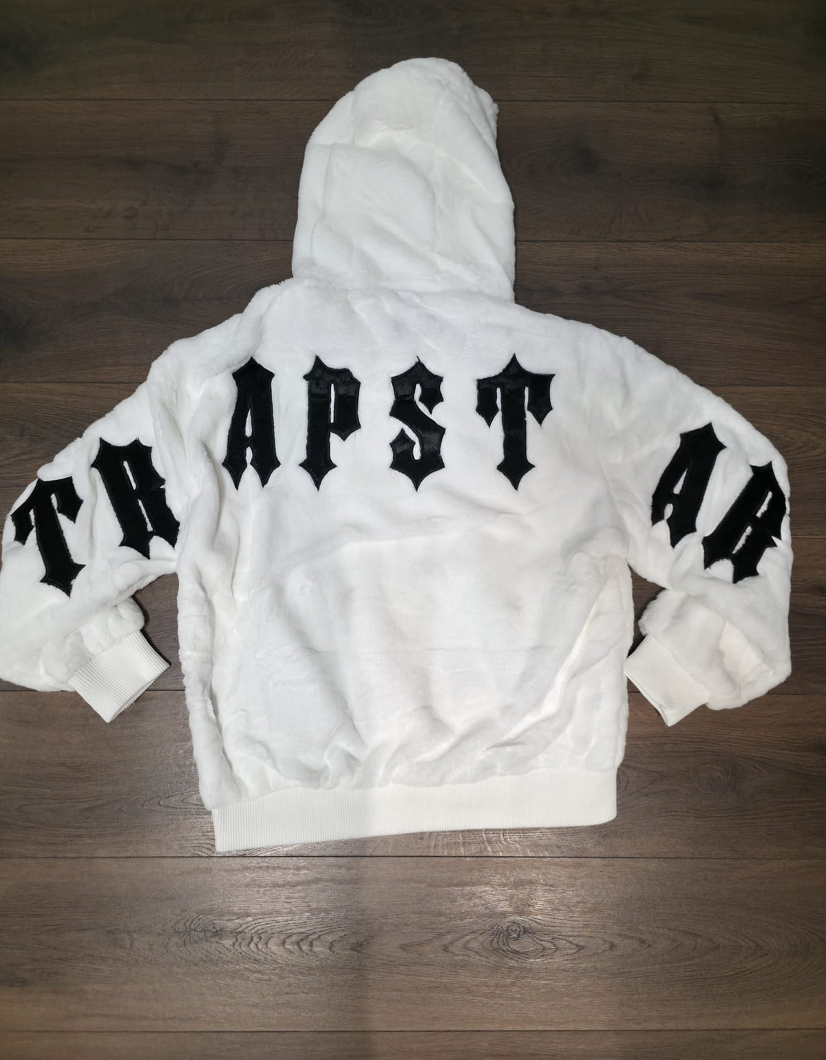 Chaqueta terciopelo trapstar blanco