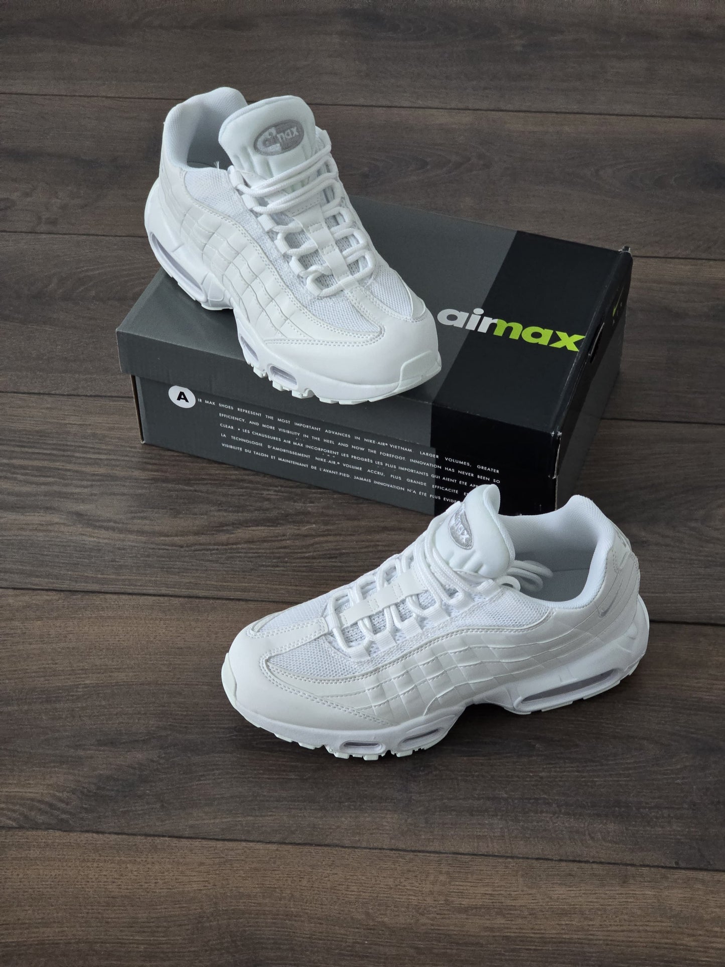 Air max 95 blanca