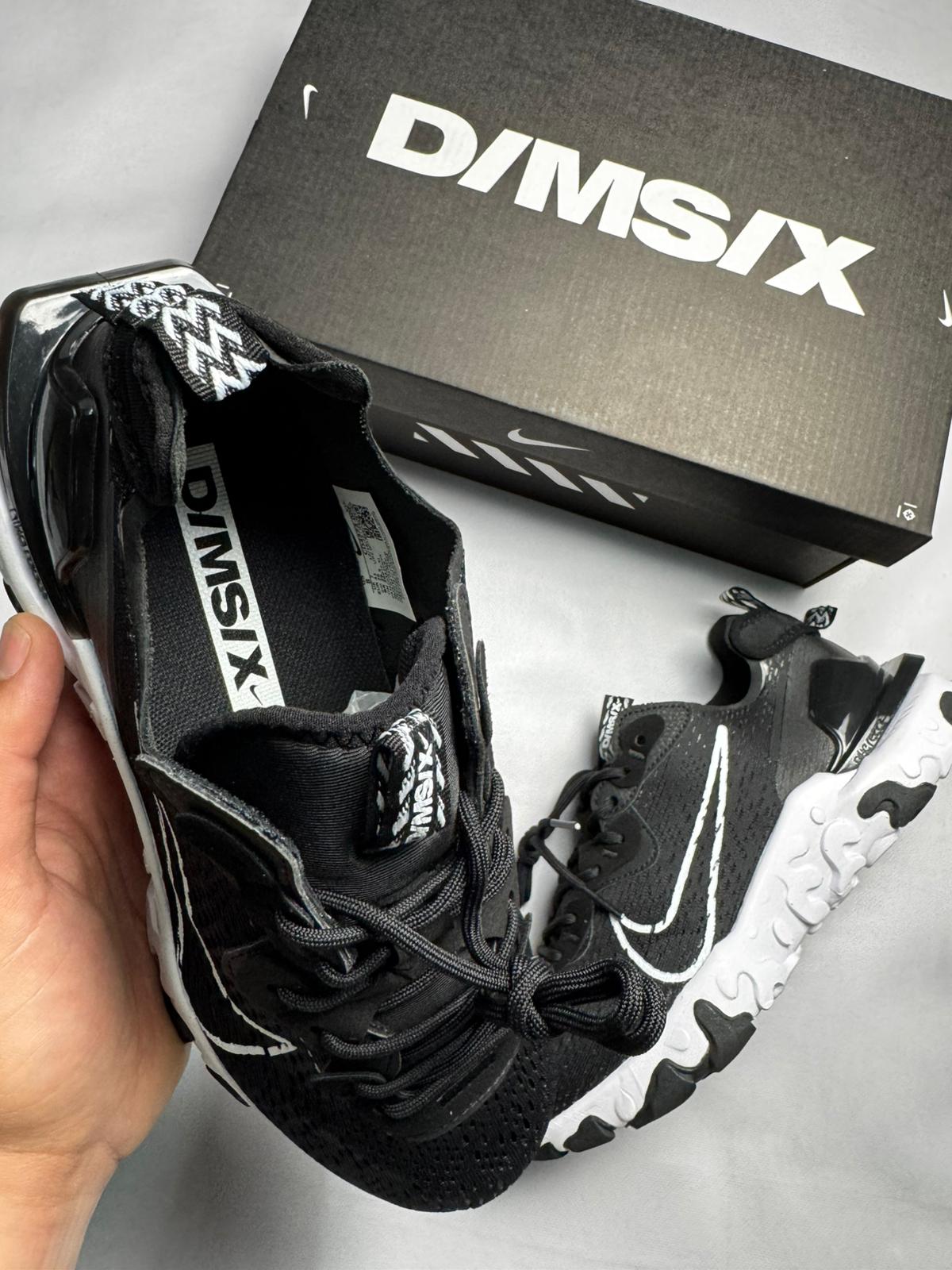 React vision negras logo blanco