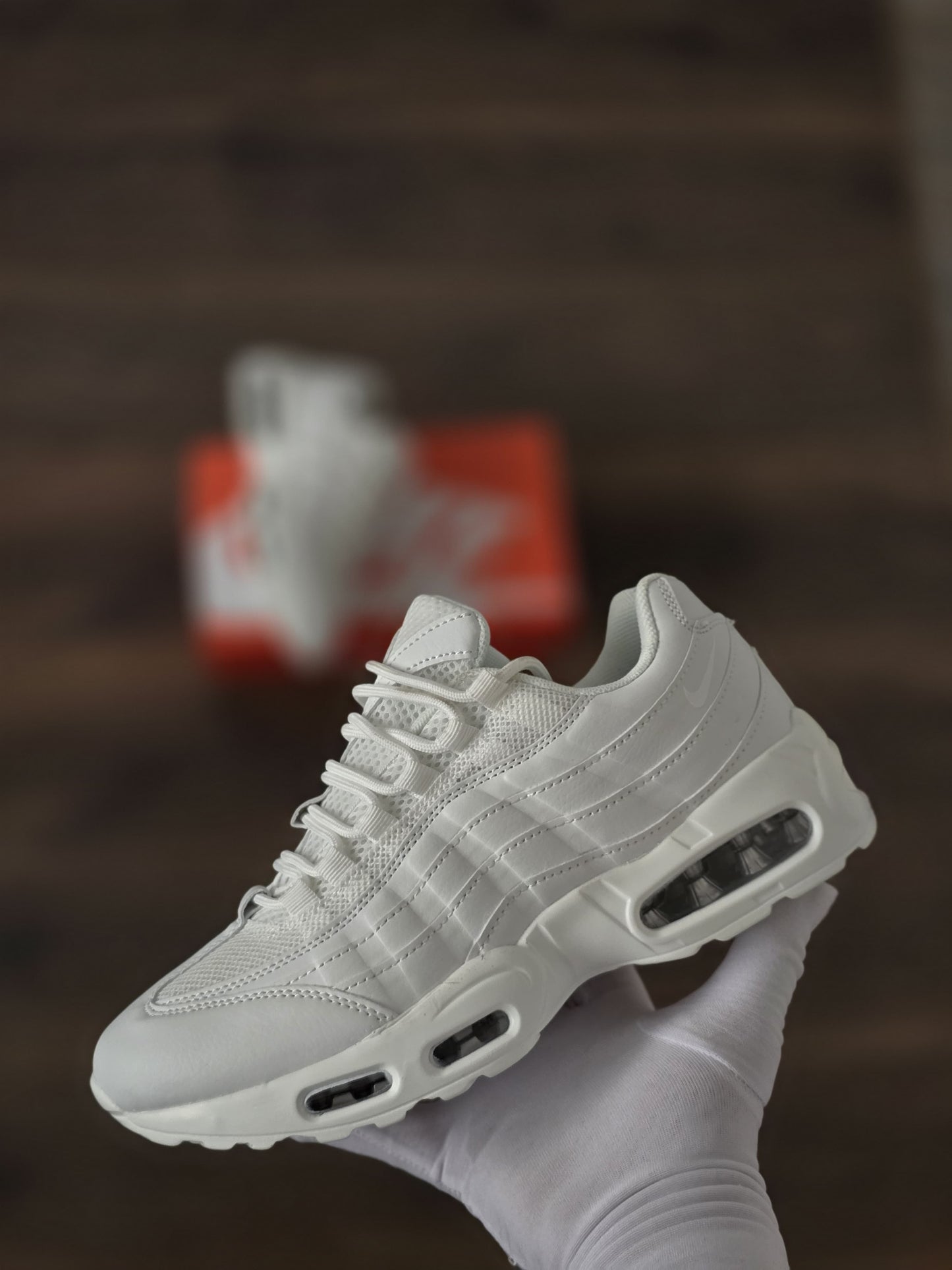 Air max 95 blanca