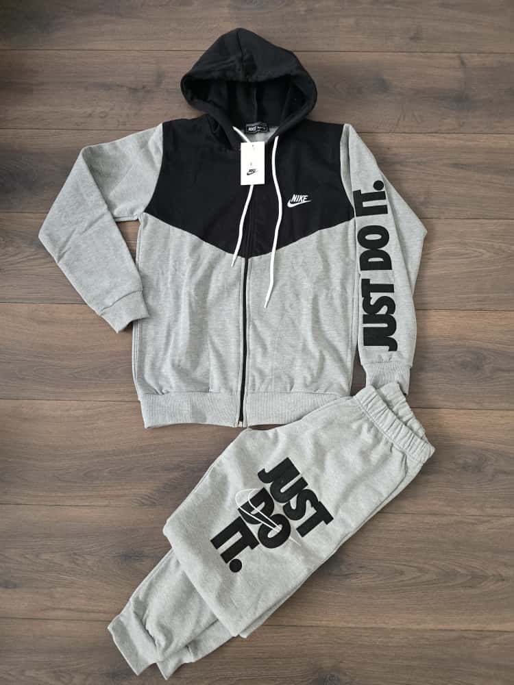 Chandal gris just do it logo grande