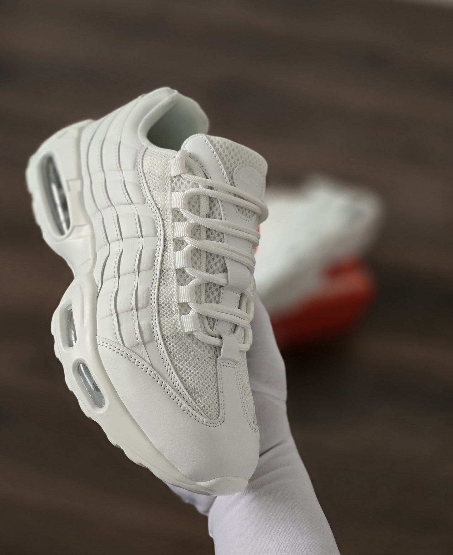 Air max 95 blanca