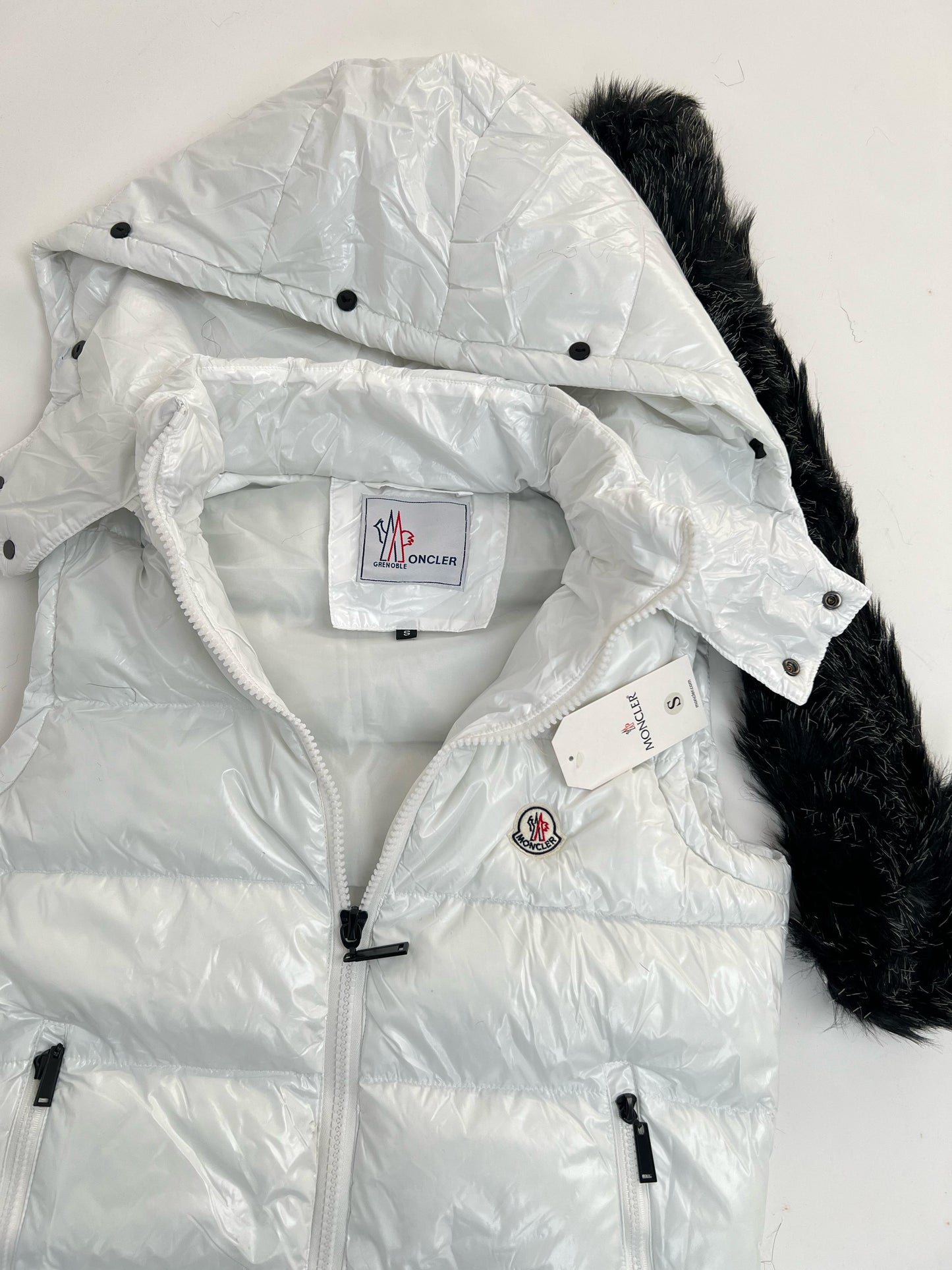 Chaleco moncler blanco