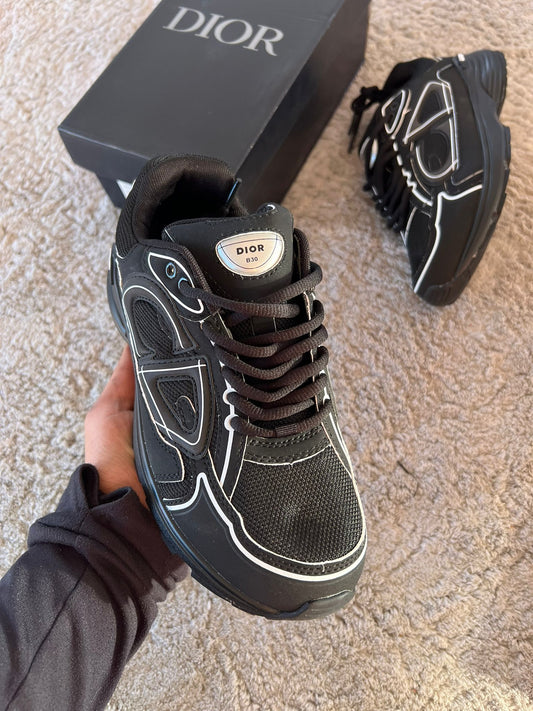 Dior B30 negras detalles blancos