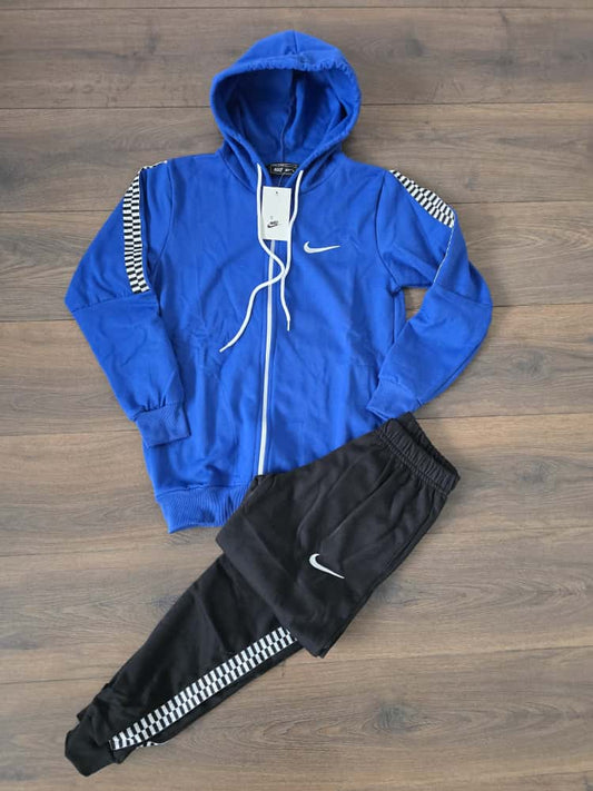 Chandal nike azul hombro zebra