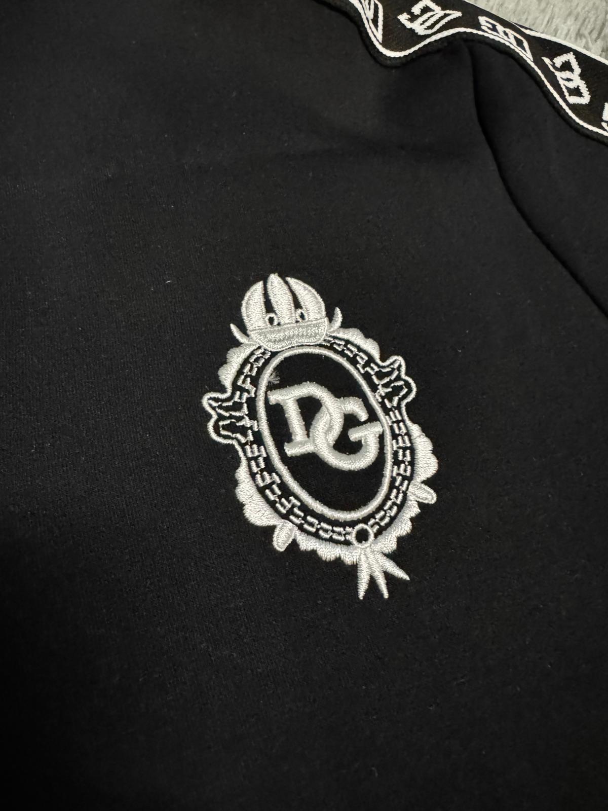 Chandal D&G negro logo blanco detalles laterales